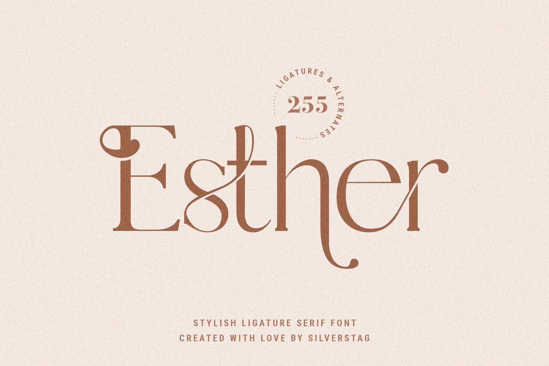 폰트 Esther