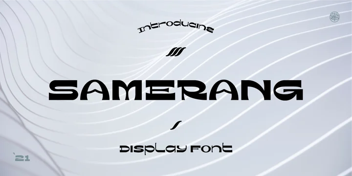 폰트 Samerang Display