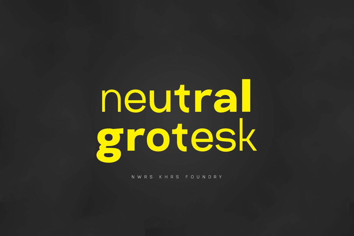 폰트 Neutral Grotesk