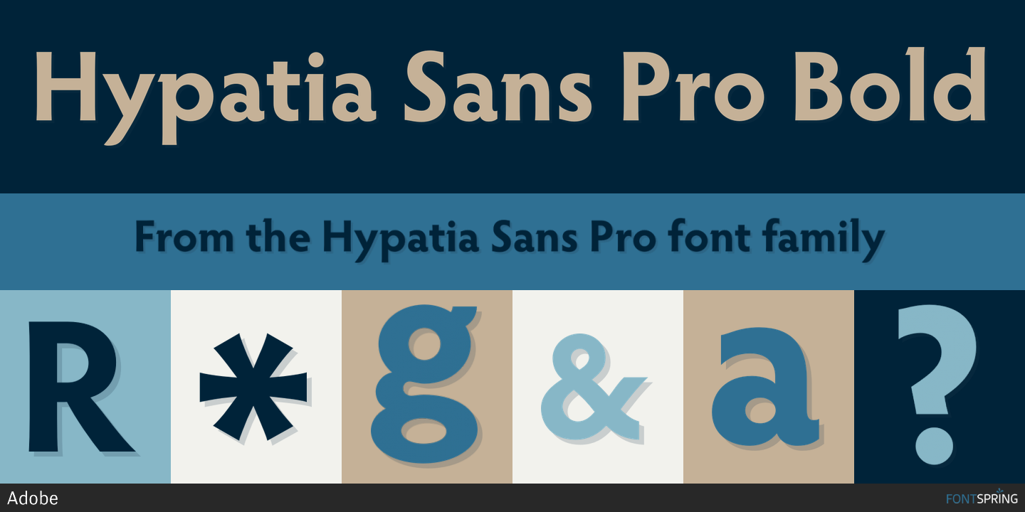 폰트 Hypatia Sans Pro