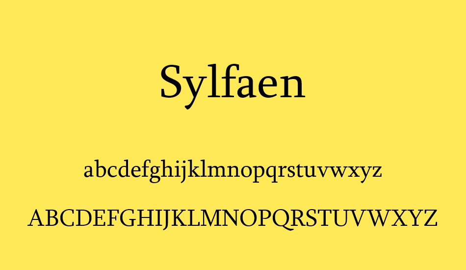 폰트 Sylfaen