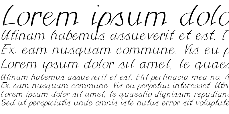 폰트 Free Hand Cyr