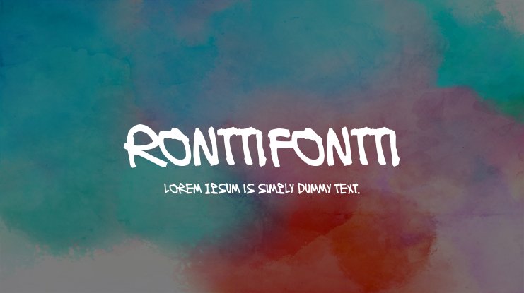 폰트 Ronttifontti