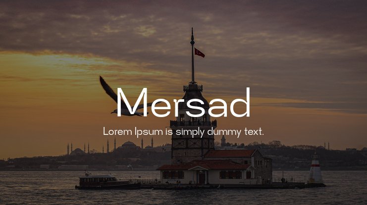 폰트 Mersad