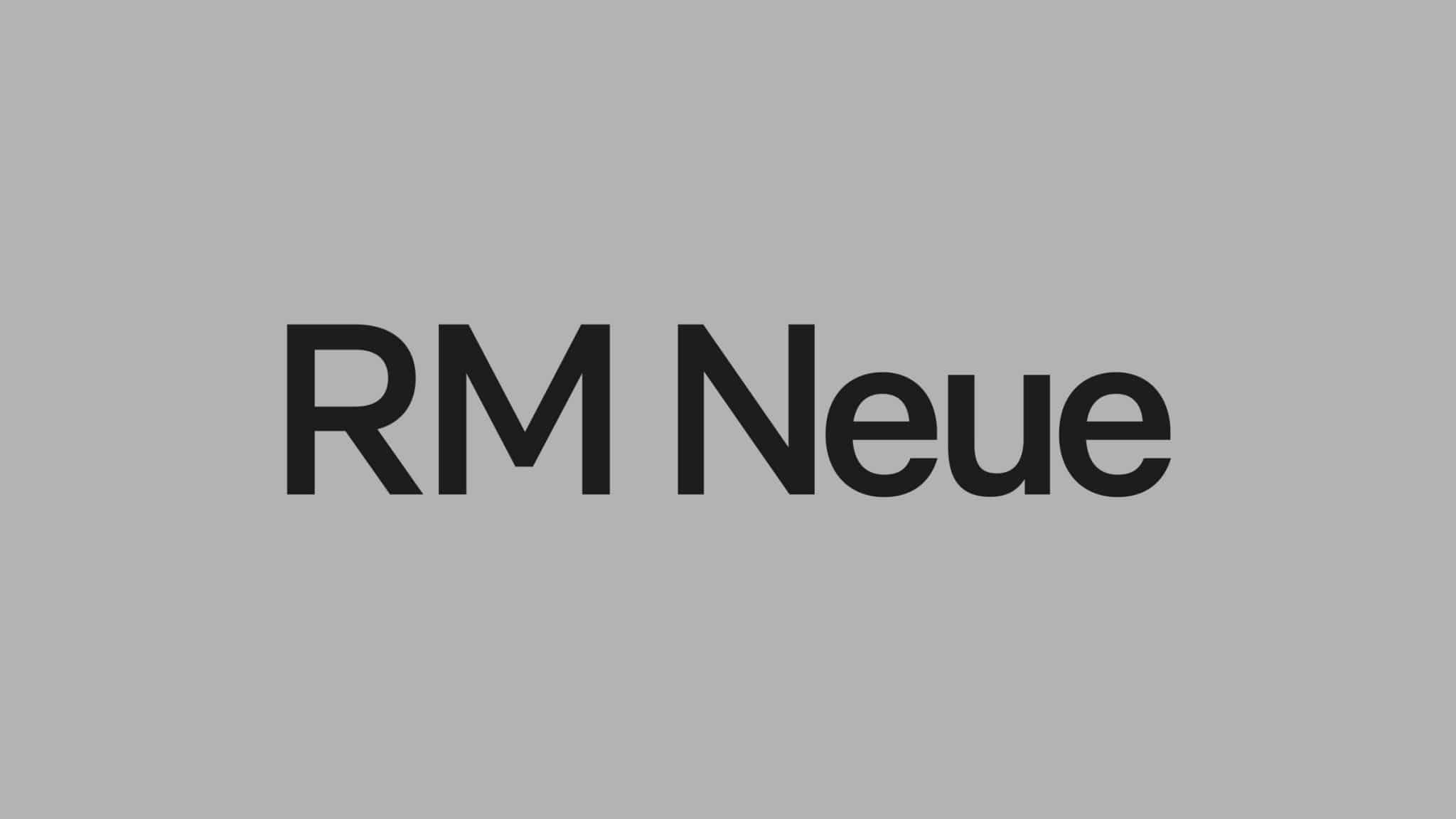 폰트 RM Neue