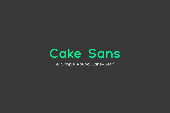 폰트 Cake Sans