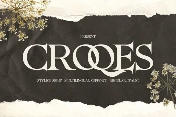 폰트 Croqes
