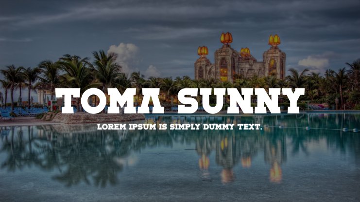 폰트 Toma Sunny