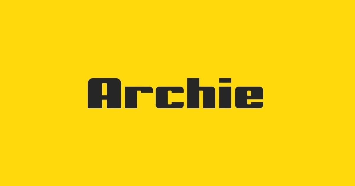 폰트 Archie Sans