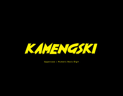 폰트 Kamengski