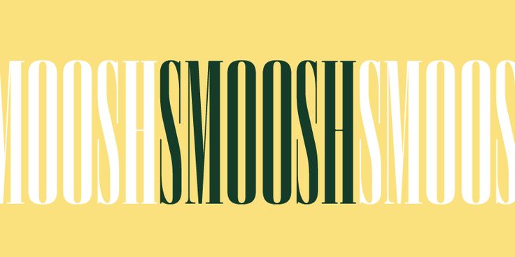 폰트 Smoosh