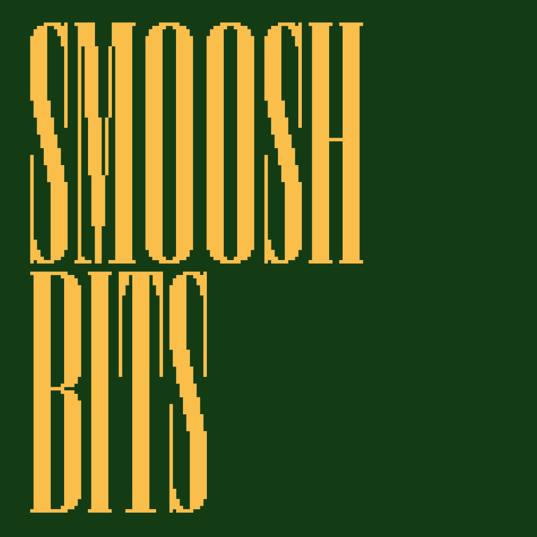 폰트 Smoosh Bits