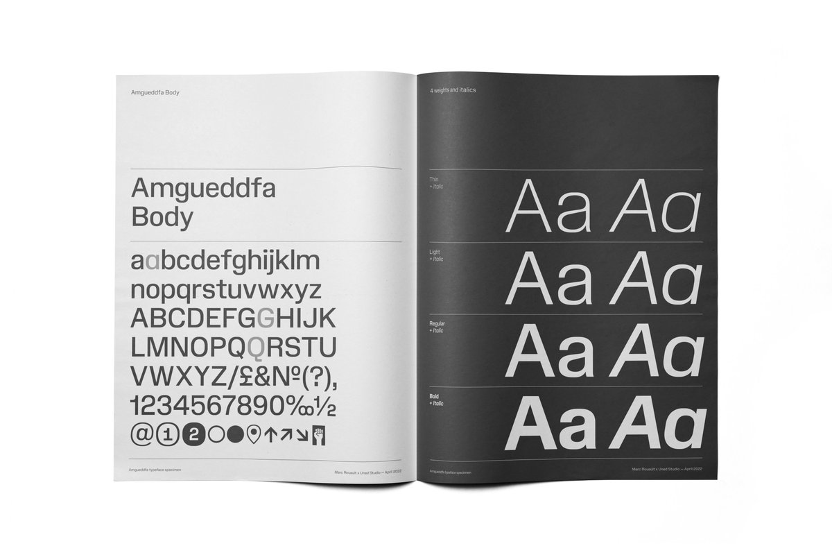 폰트 Amgueddfa Body