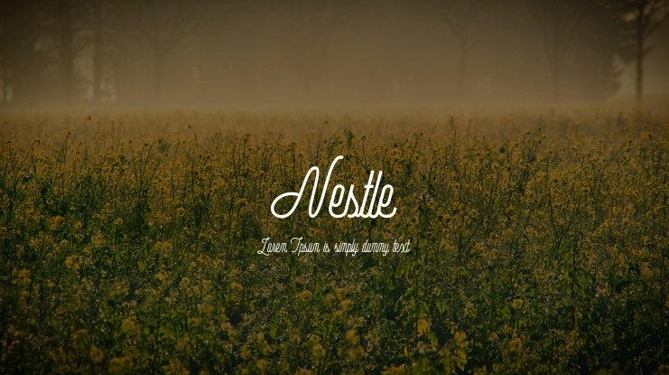 폰트 Nestle Script