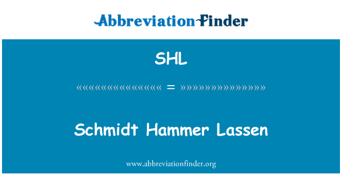 폰트 Schmidt Hammer Lassen