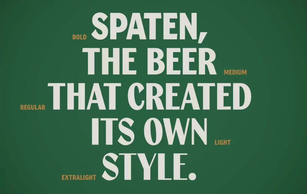 폰트 Spaten