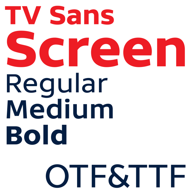 폰트 TV Sans Screen