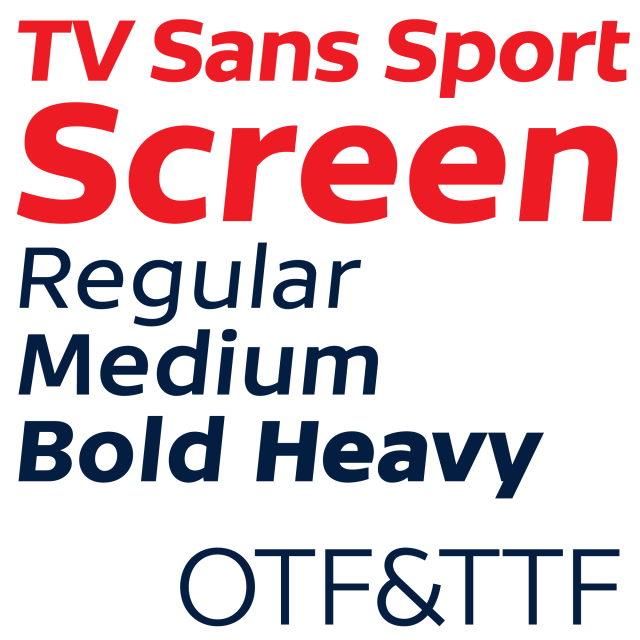 폰트 TV Sans Sport Screen