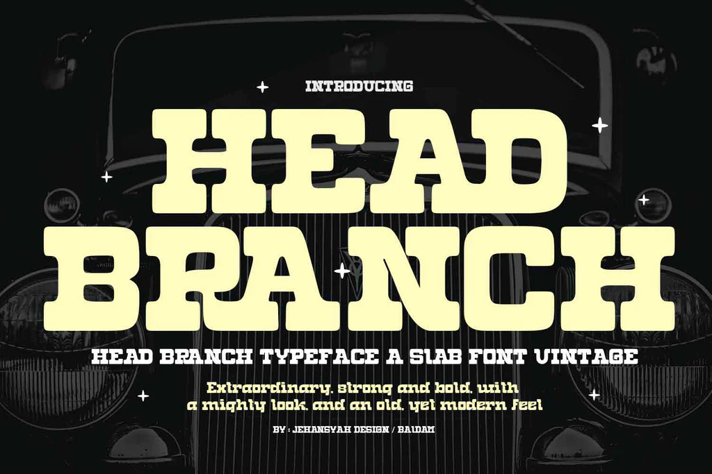 폰트 Head Branch