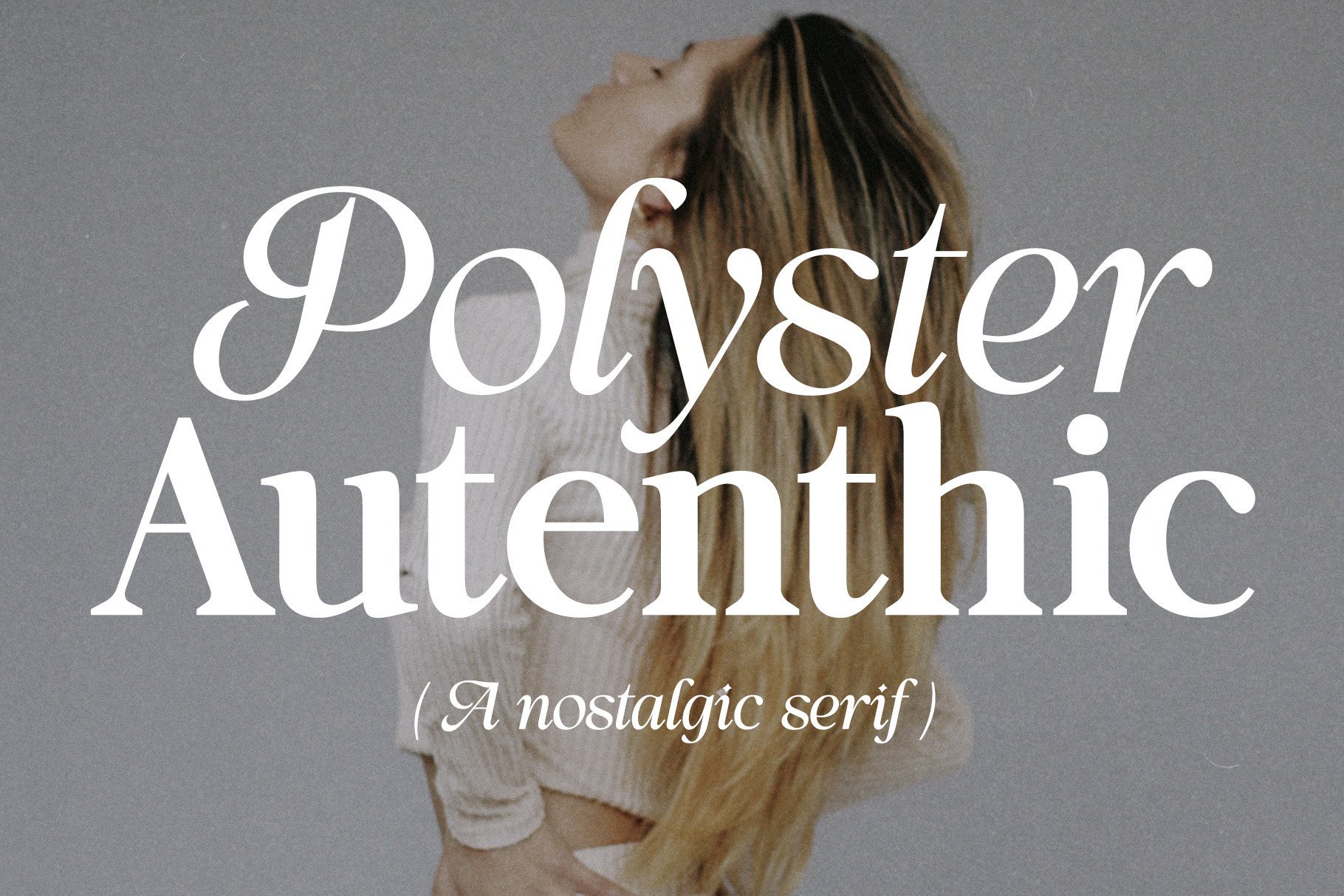 폰트 Polyster Authentic