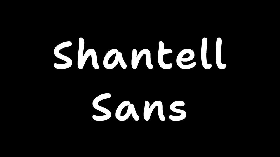 폰트 Shantell Sans Bouncy