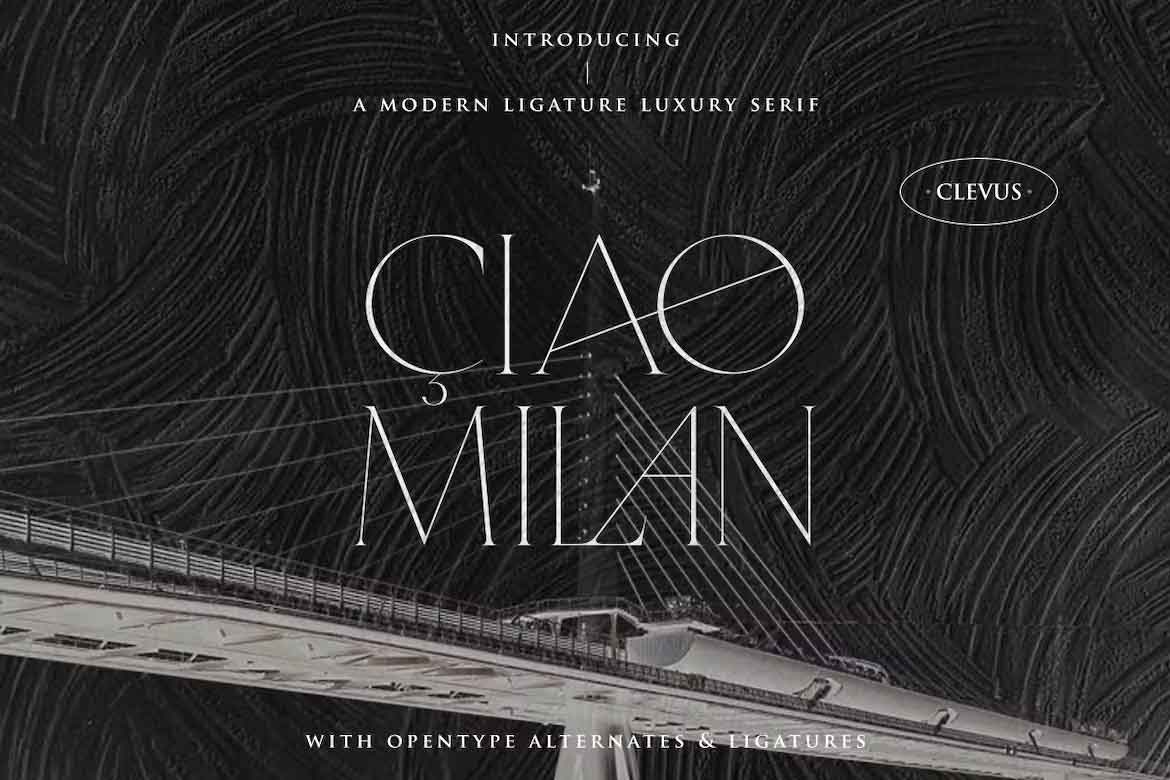 폰트 Ciao Milan