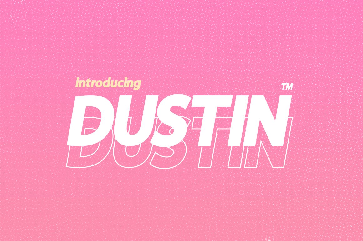폰트 Dustin Sans