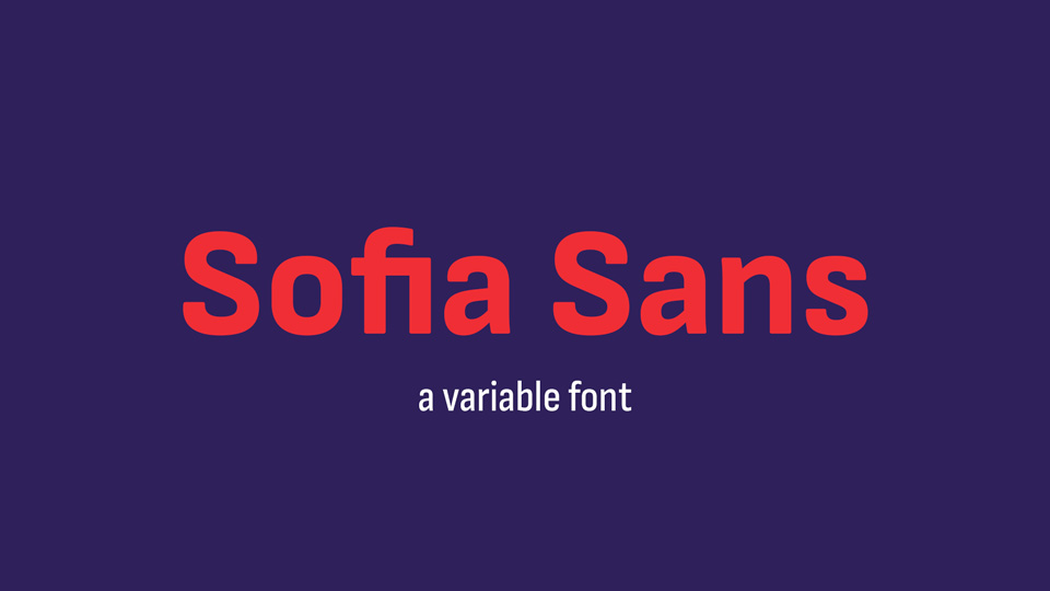 폰트 Sofia Sans Semi Condensed