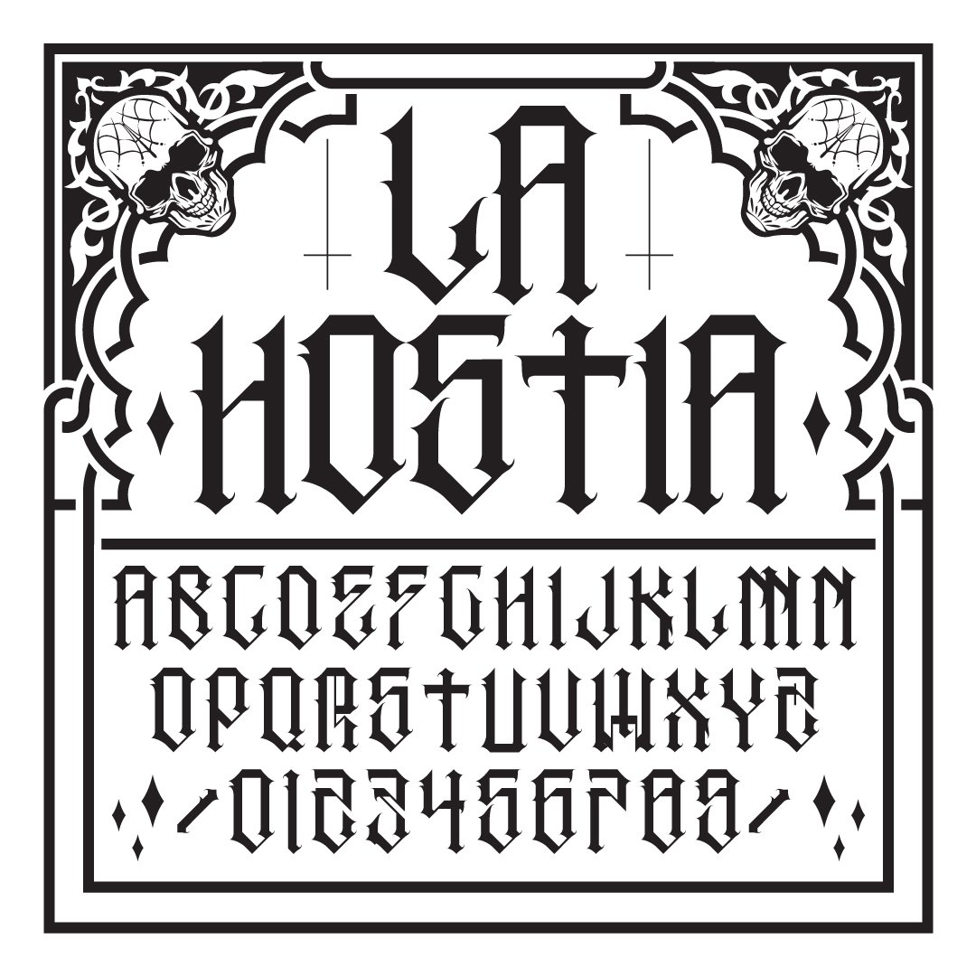 폰트 La Hostia