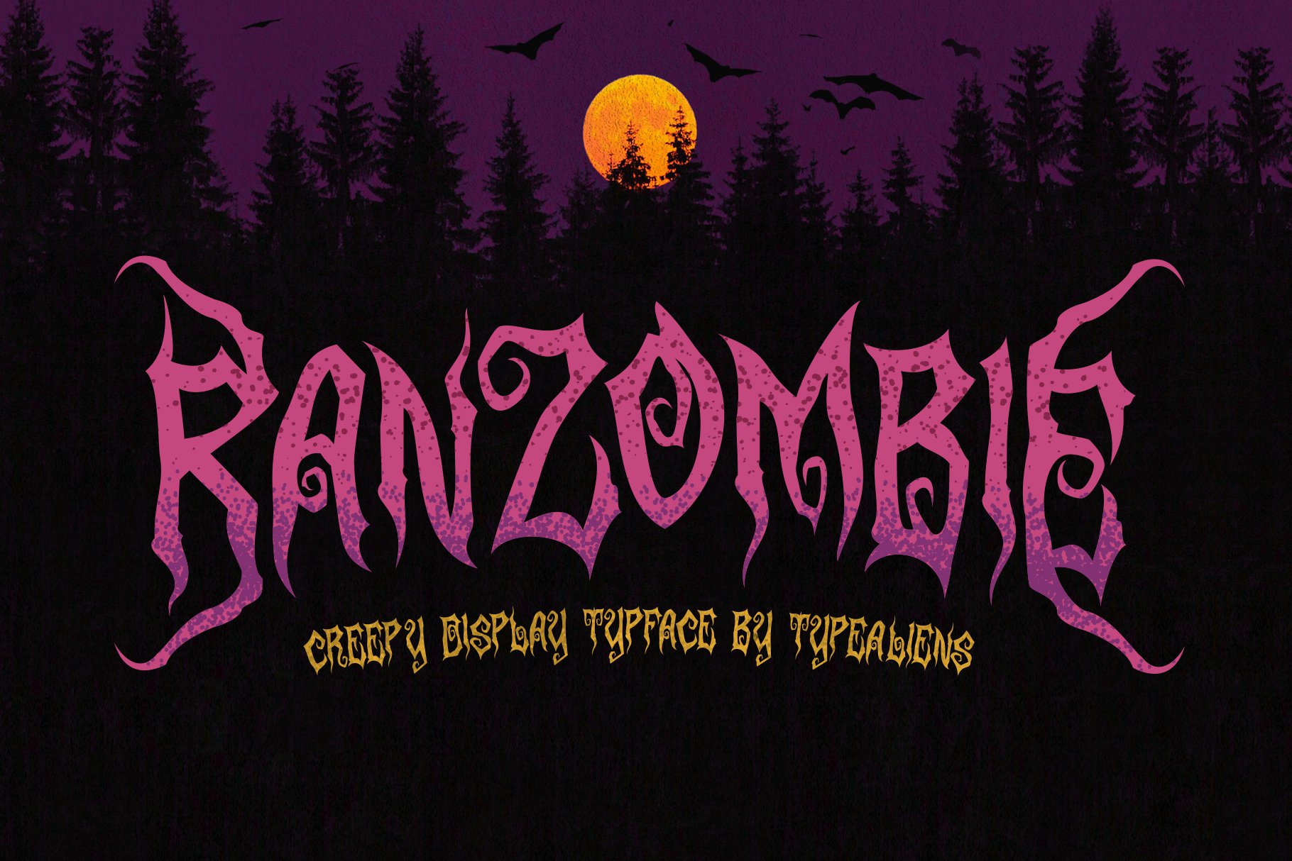 폰트 Ranzombie