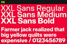 폰트 XXL Sans Office