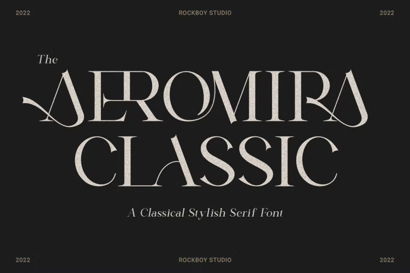 폰트 Aeromira Classic