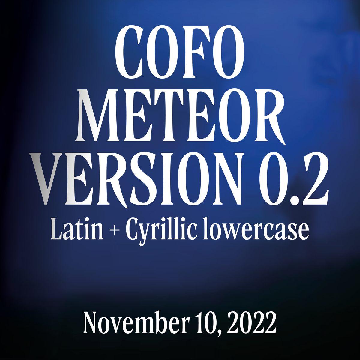 폰트 CoFo Meteor V0.2