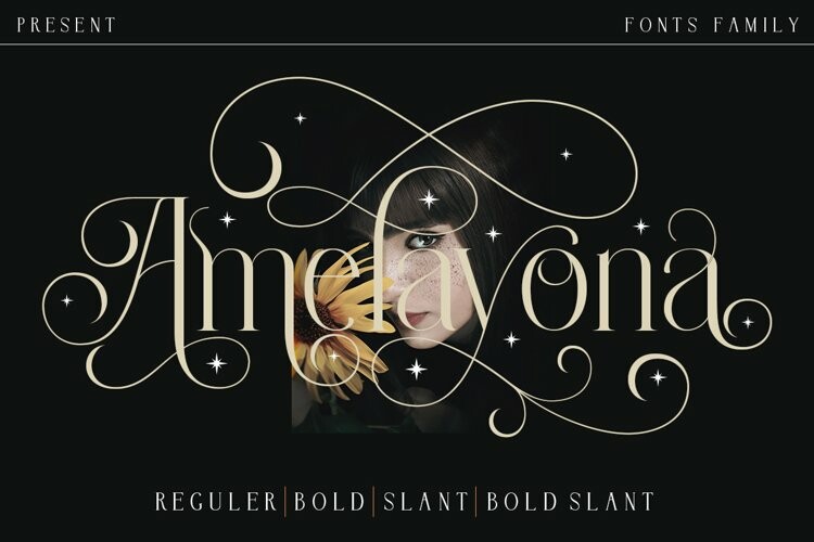 폰트 Amelayona