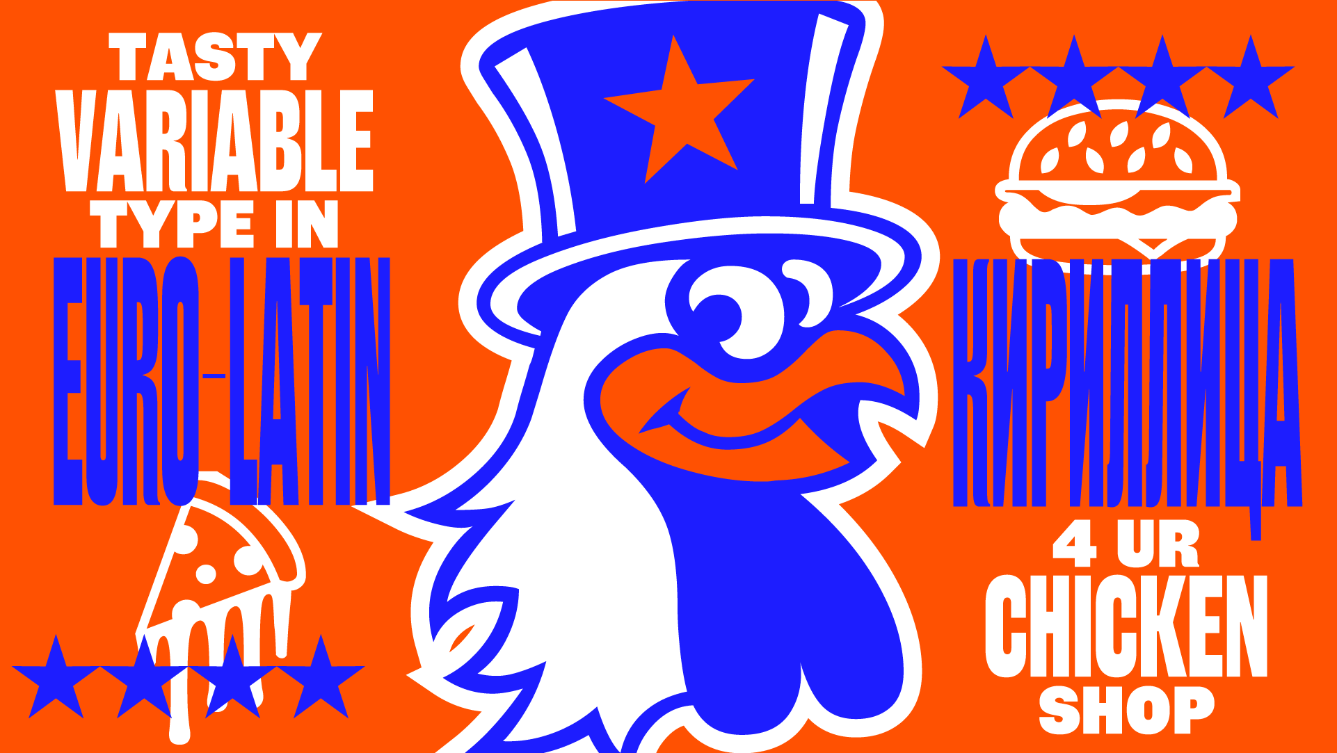 폰트 Chicken Shop Gothic