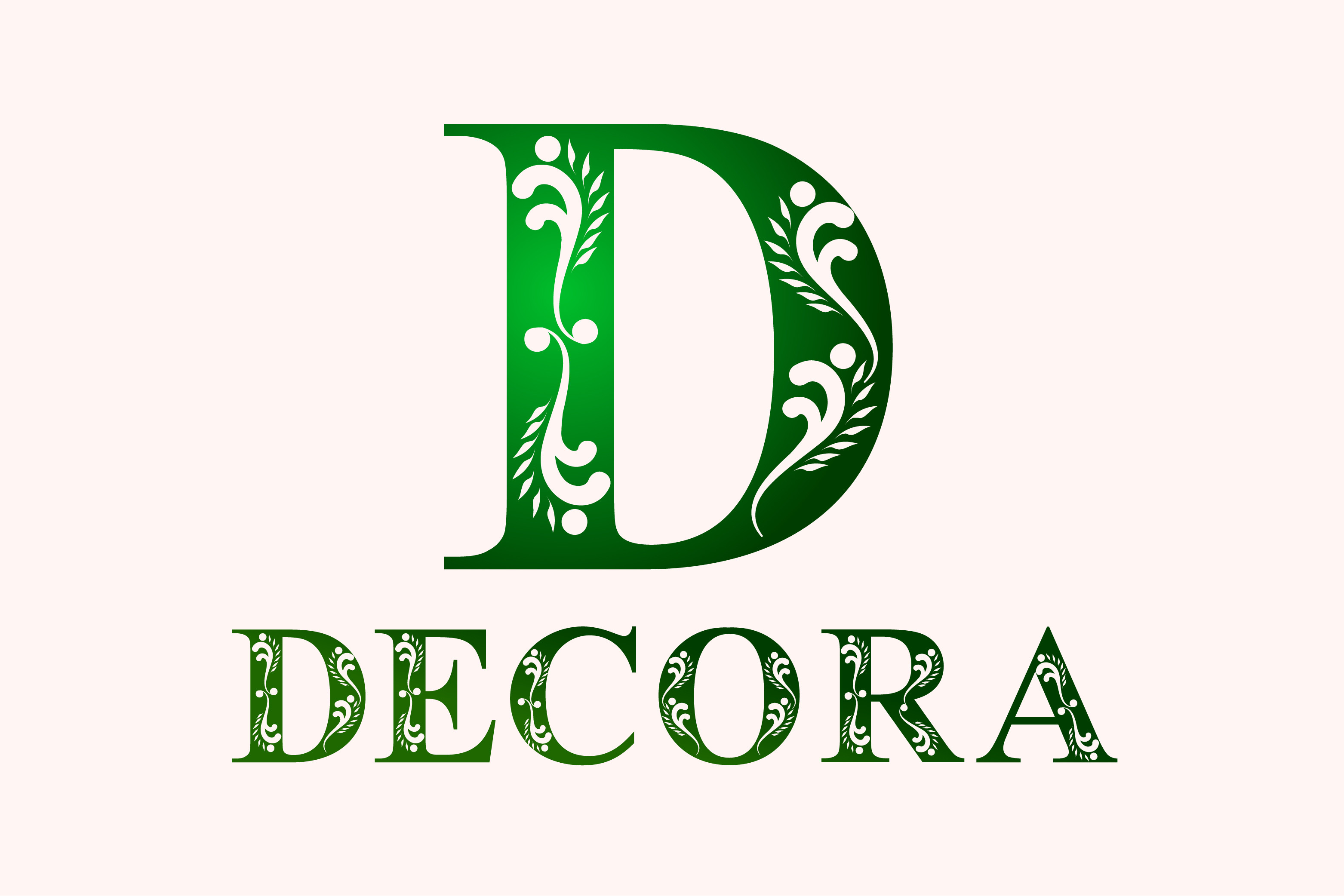 폰트 Decora Monogram