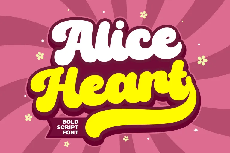 폰트 Alice Heart