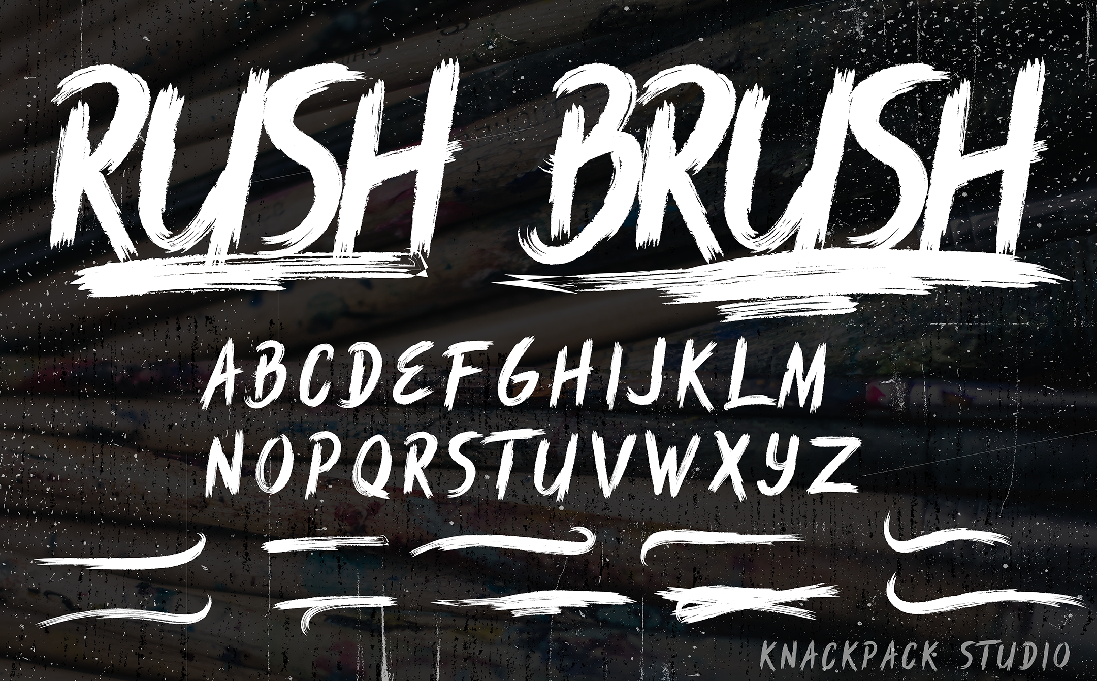 폰트 Rush Brush