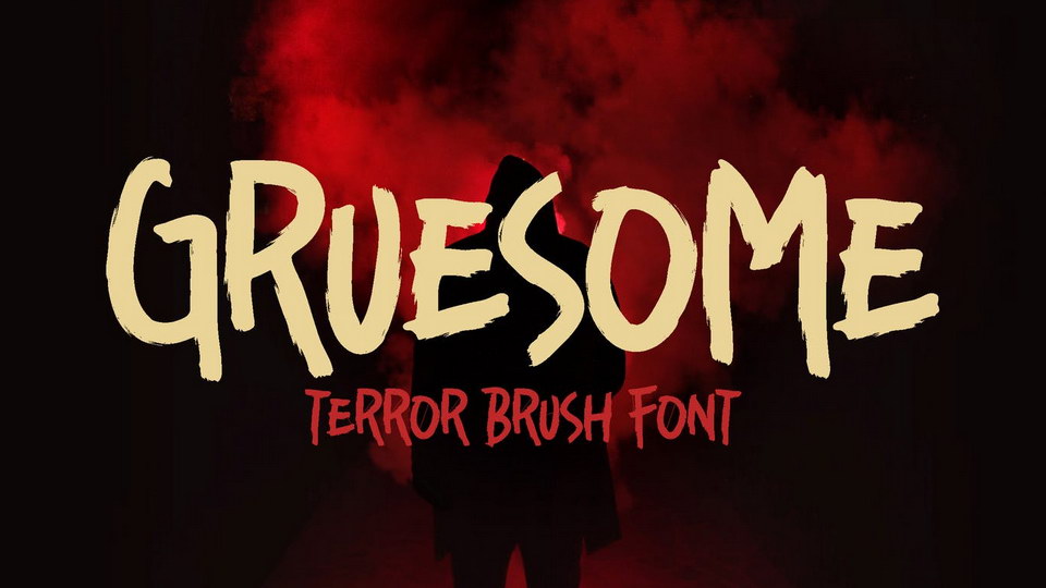 폰트 Gruesome