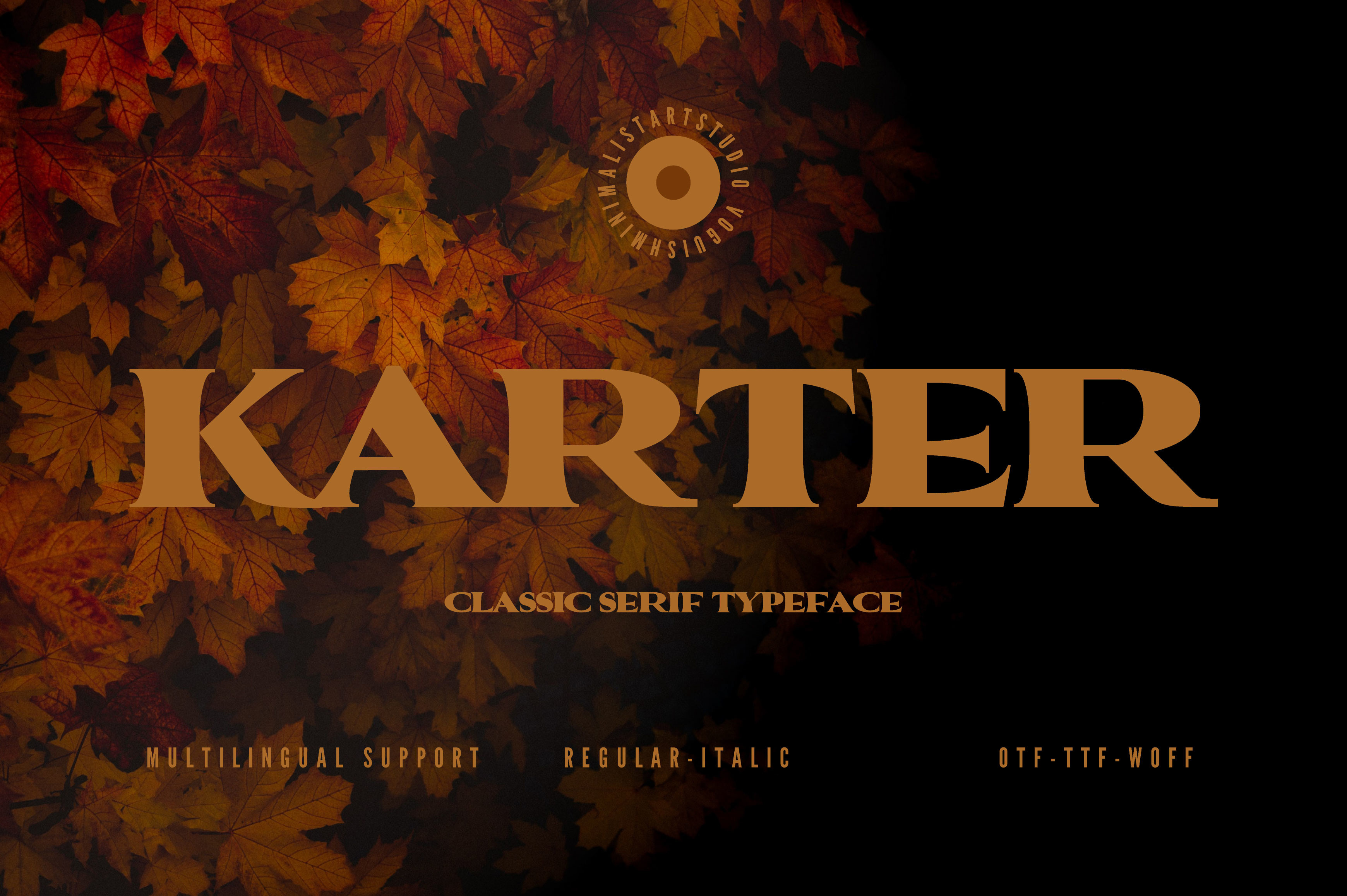 폰트 Karter