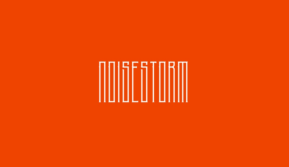 폰트 NoiseStorm