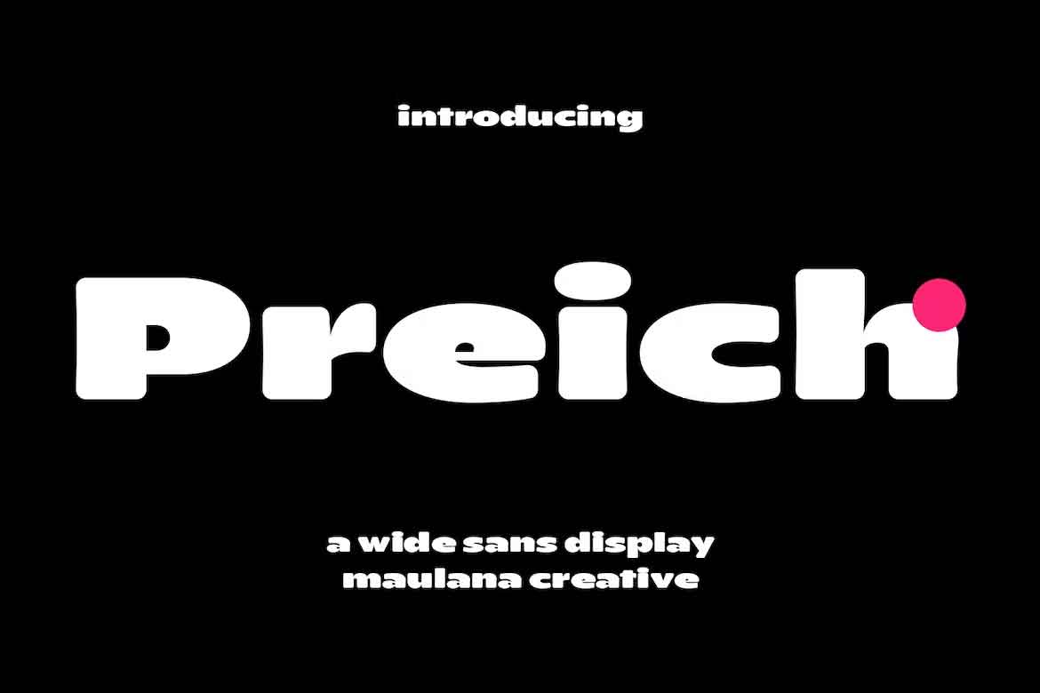폰트 Preich