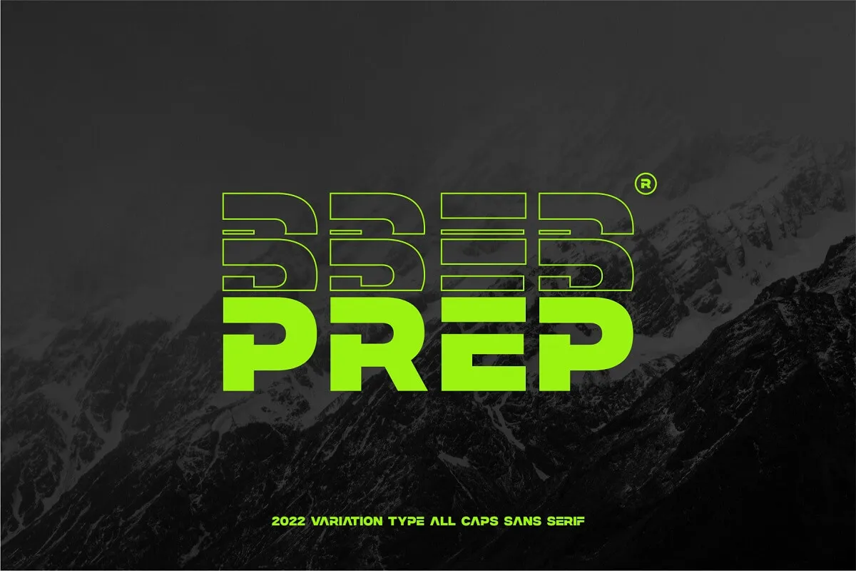 폰트 Prep