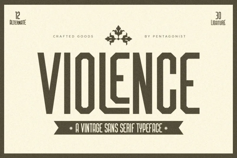 폰트 Violense