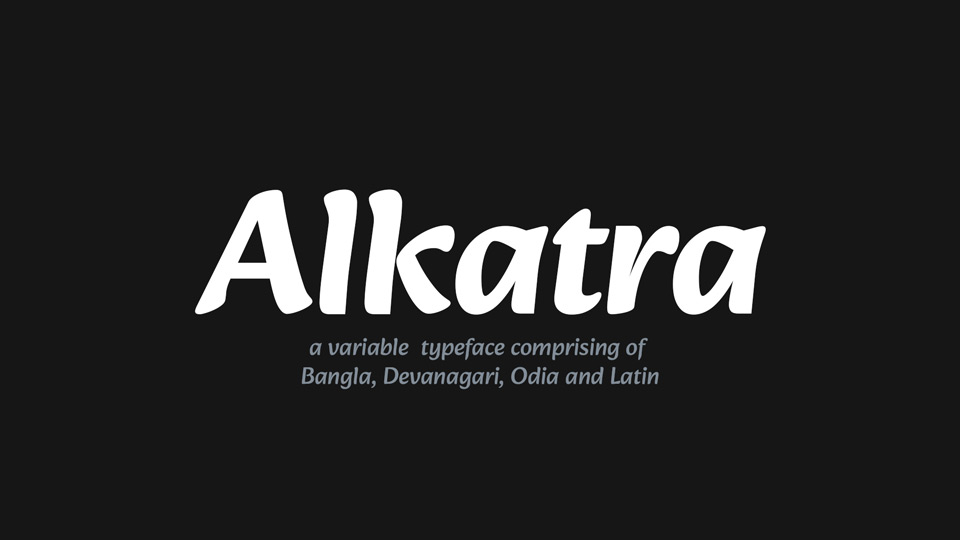 폰트 Alkatra
