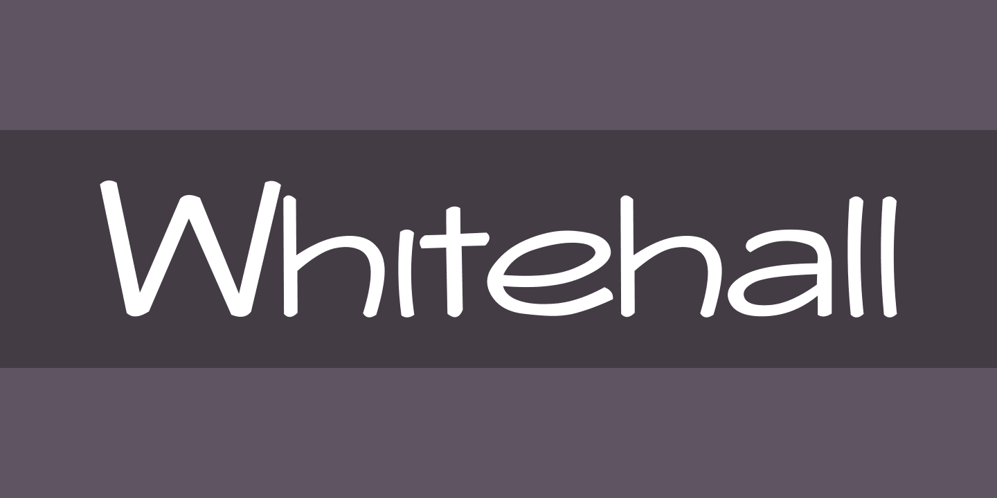 폰트 Whitehall