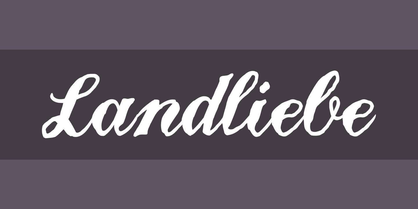 폰트 Landliebe