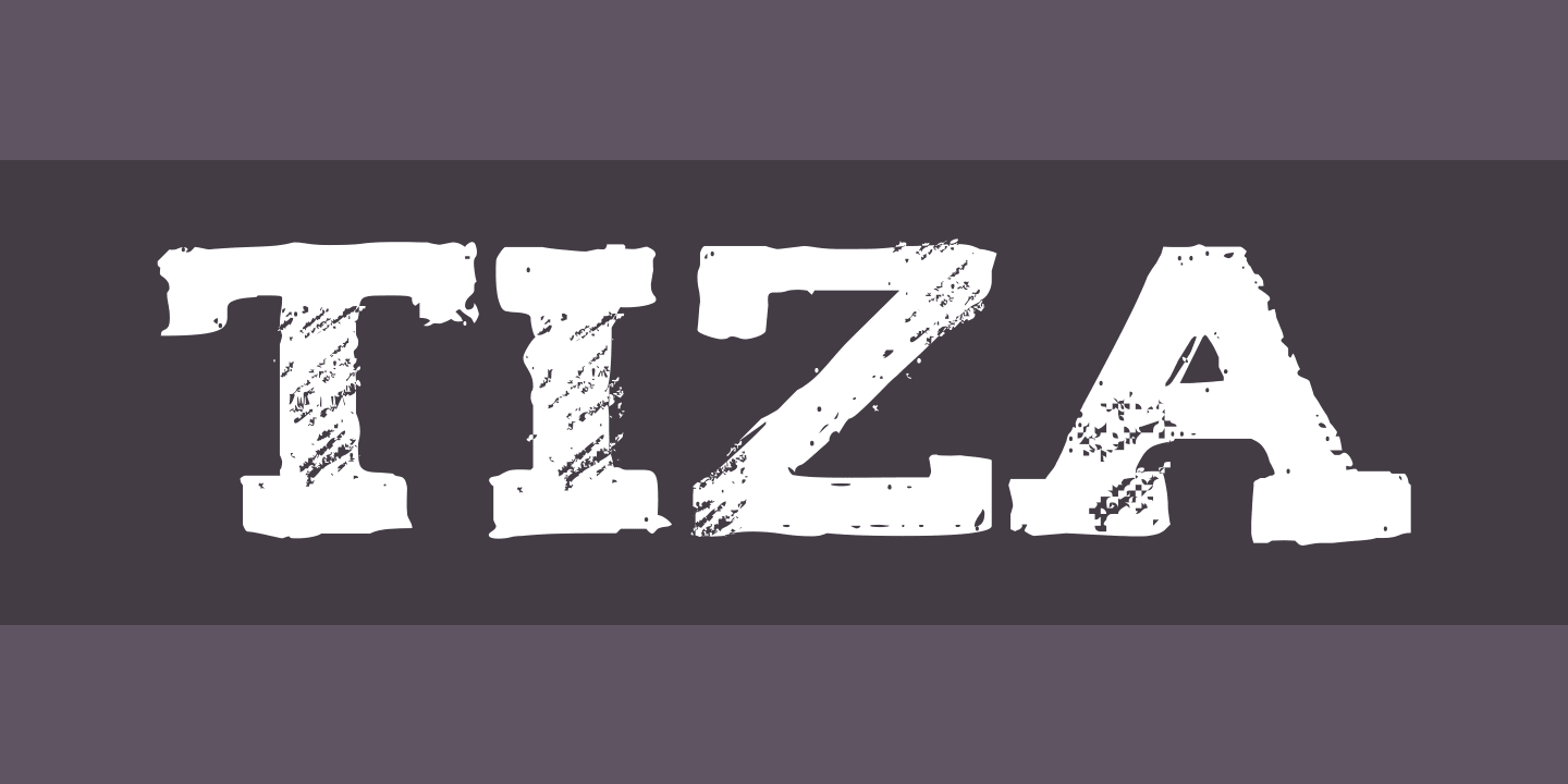 폰트 Tiza