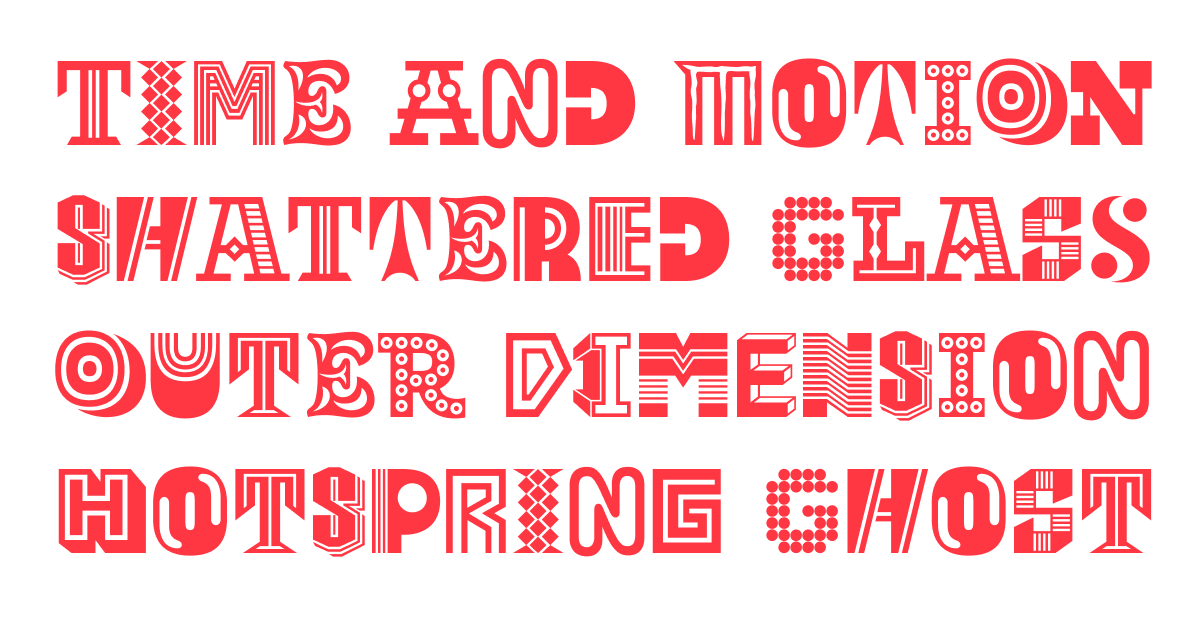 폰트 Frequencies Frittomisto