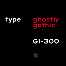 폰트 Ghostly Gothic